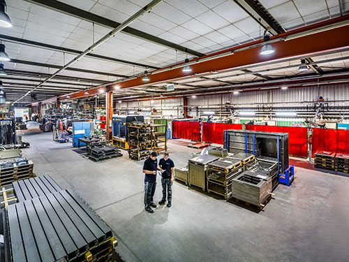 Blick in das Werk von QABUS