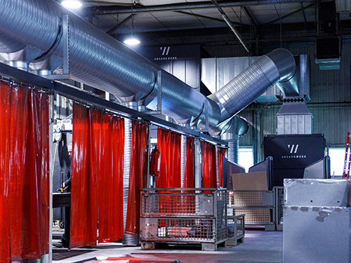 Schweißkabinen bei QABUS