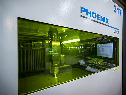 LVD Phönix Laser-Schneidanlage bei QABUS